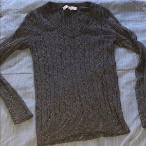 Grey sparkle sweater